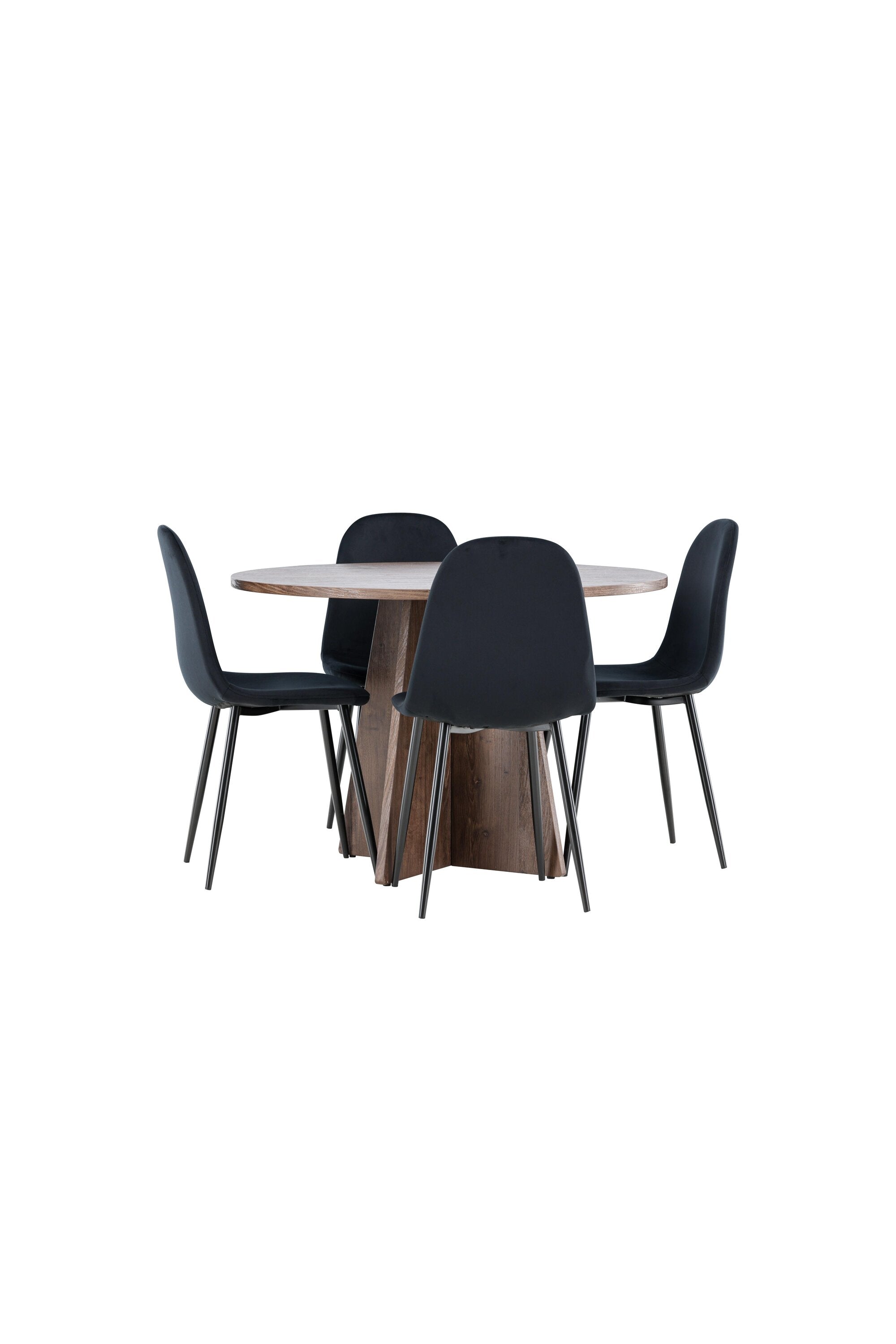 Bootcut Matbord med Polar Matstol-GR Dining Set-Venture Home-peaceofhome.se