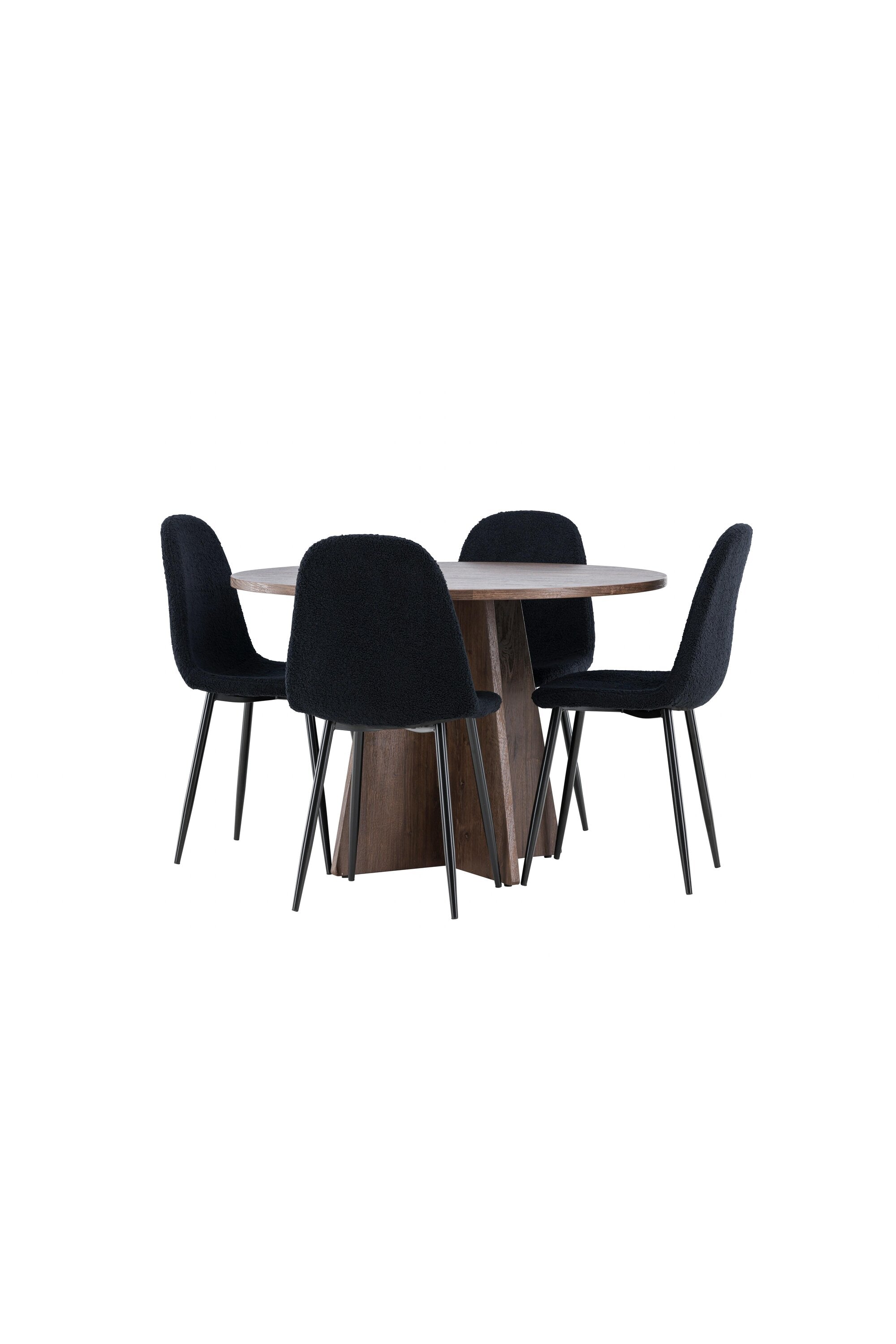 Bootcut Matbord med Polar Matstol-GR Dining Set-Venture Home-peaceofhome.se