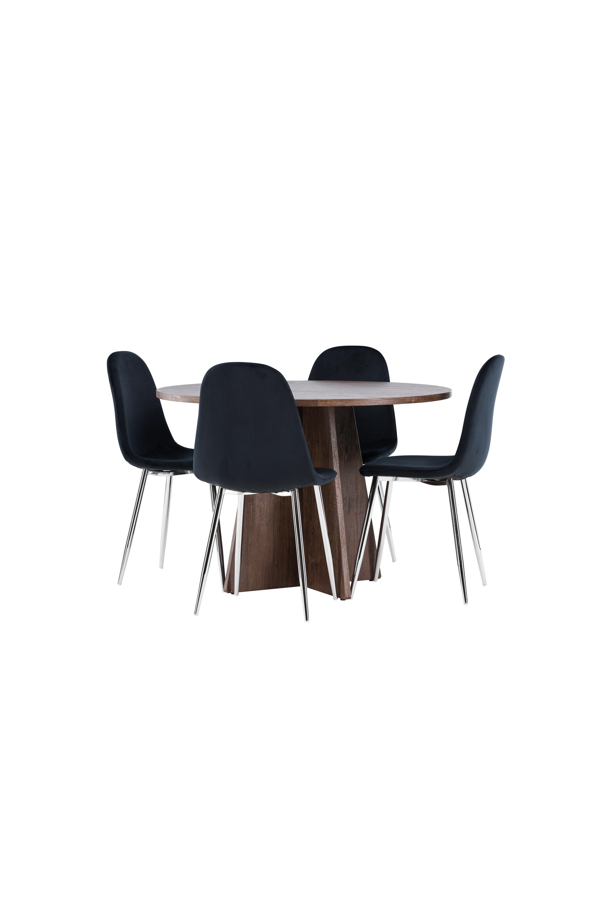 Bootcut Matbord med Polar Matstol-GR Dining Set-Venture Home-peaceofhome.se