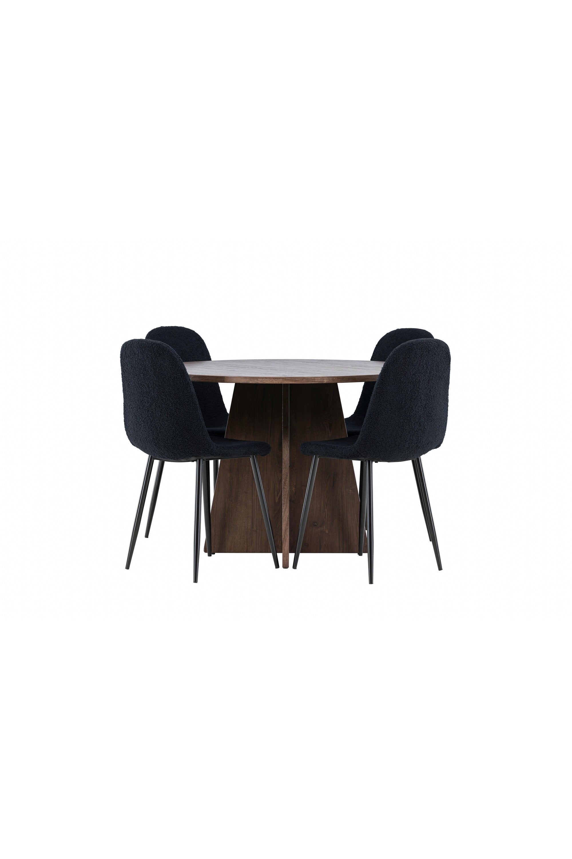 Bootcut Matbord med Polar Matstol-GR Dining Set-Venture Home-peaceofhome.se