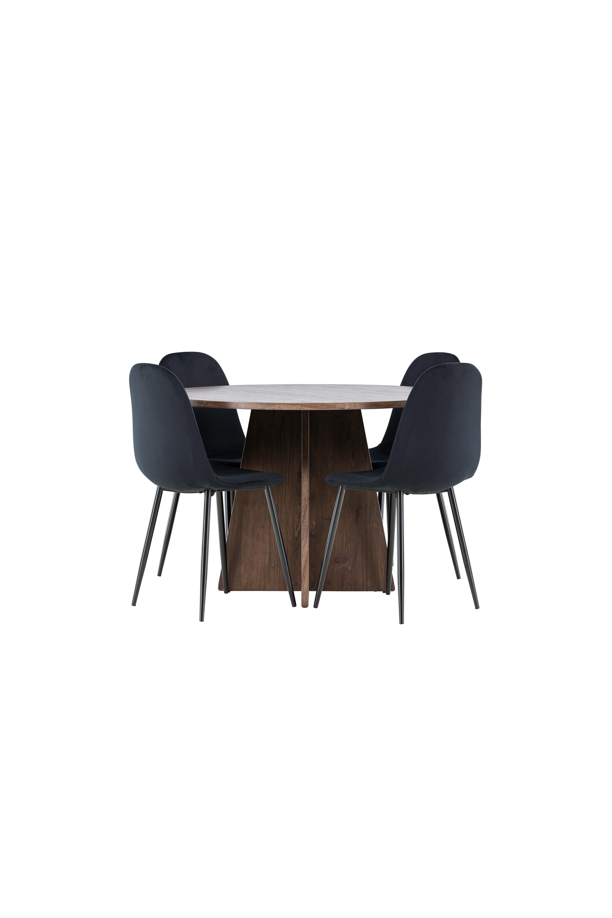 Bootcut Matbord med Polar Matstol-GR Dining Set-Venture Home-peaceofhome.se