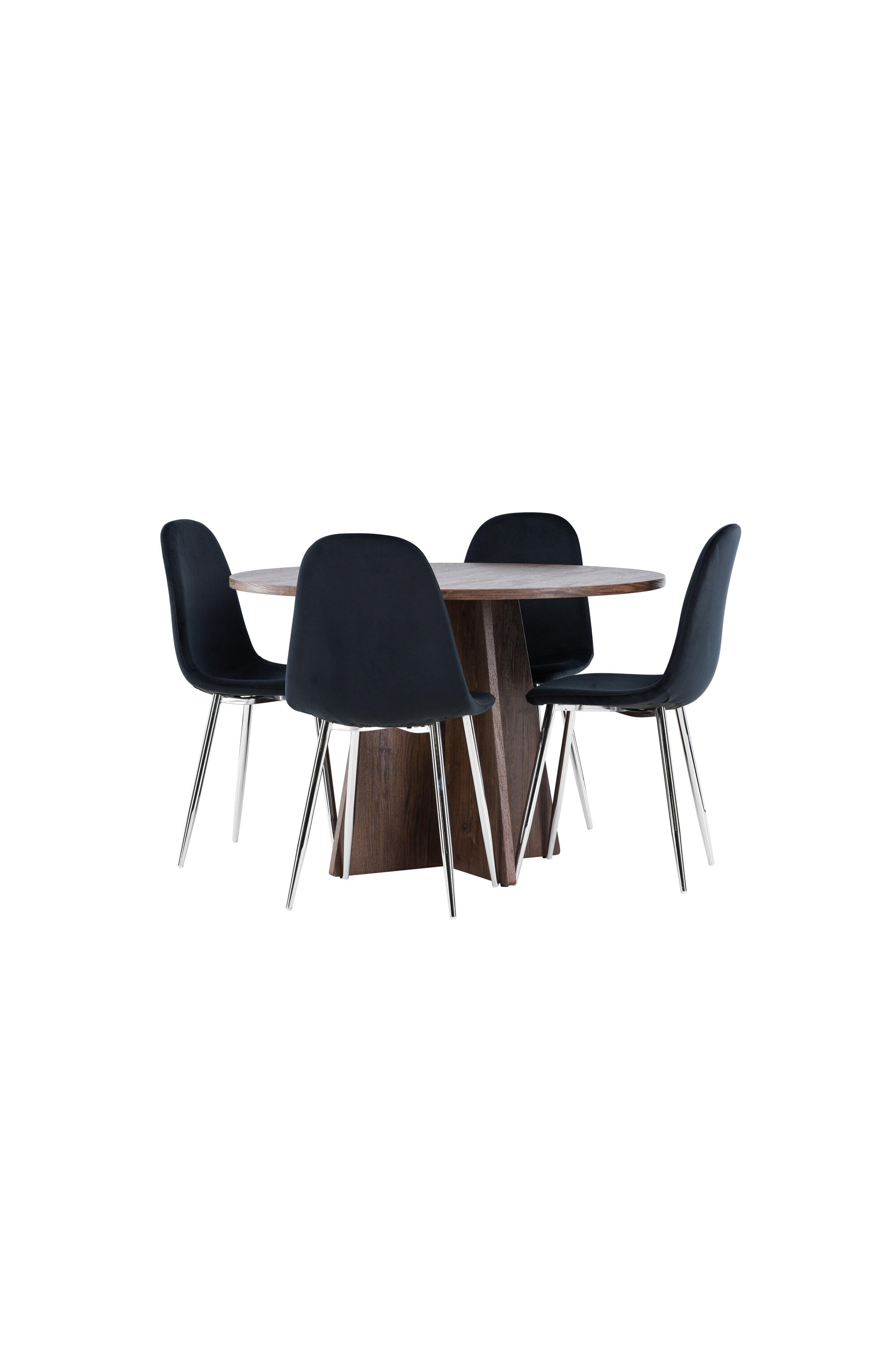 Bootcut Matbord med Polar Matstol-GR Dining Set-Venture Home-peaceofhome.se