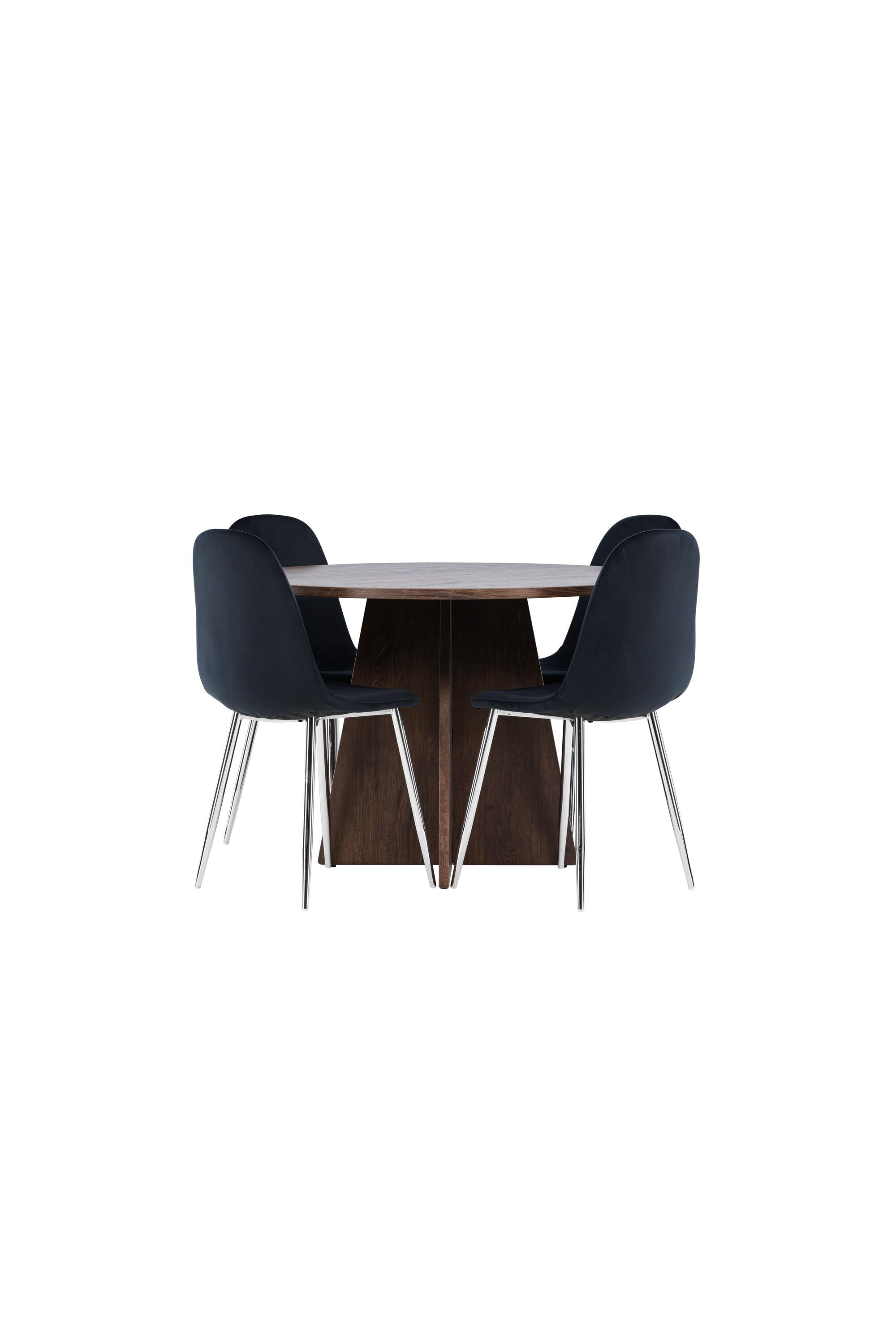 Bootcut Matbord med Polar Matstol-GR Dining Set-Venture Home-peaceofhome.se