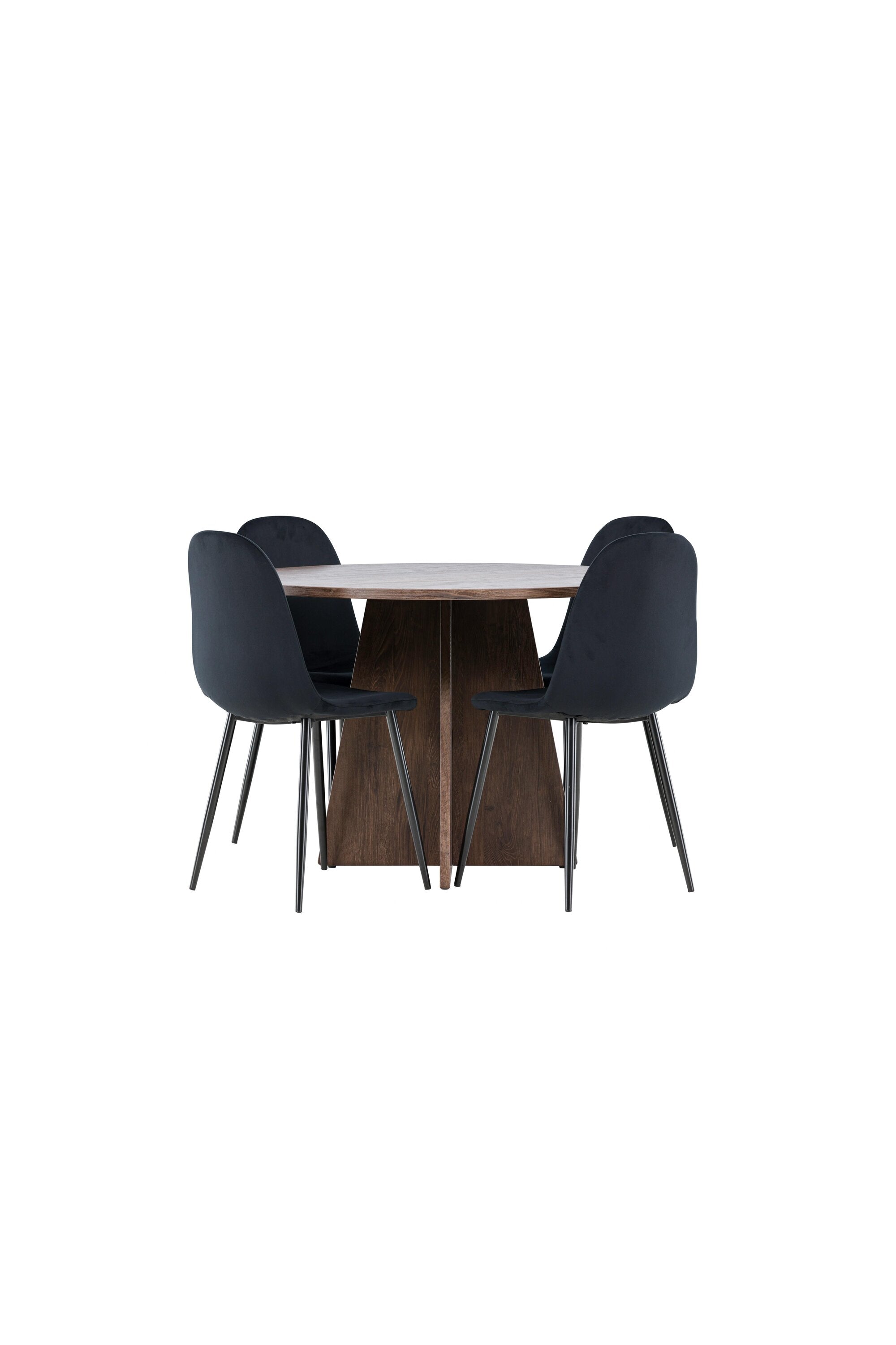 Bootcut Matbord med Polar Matstol-GR Dining Set-Venture Home-peaceofhome.se