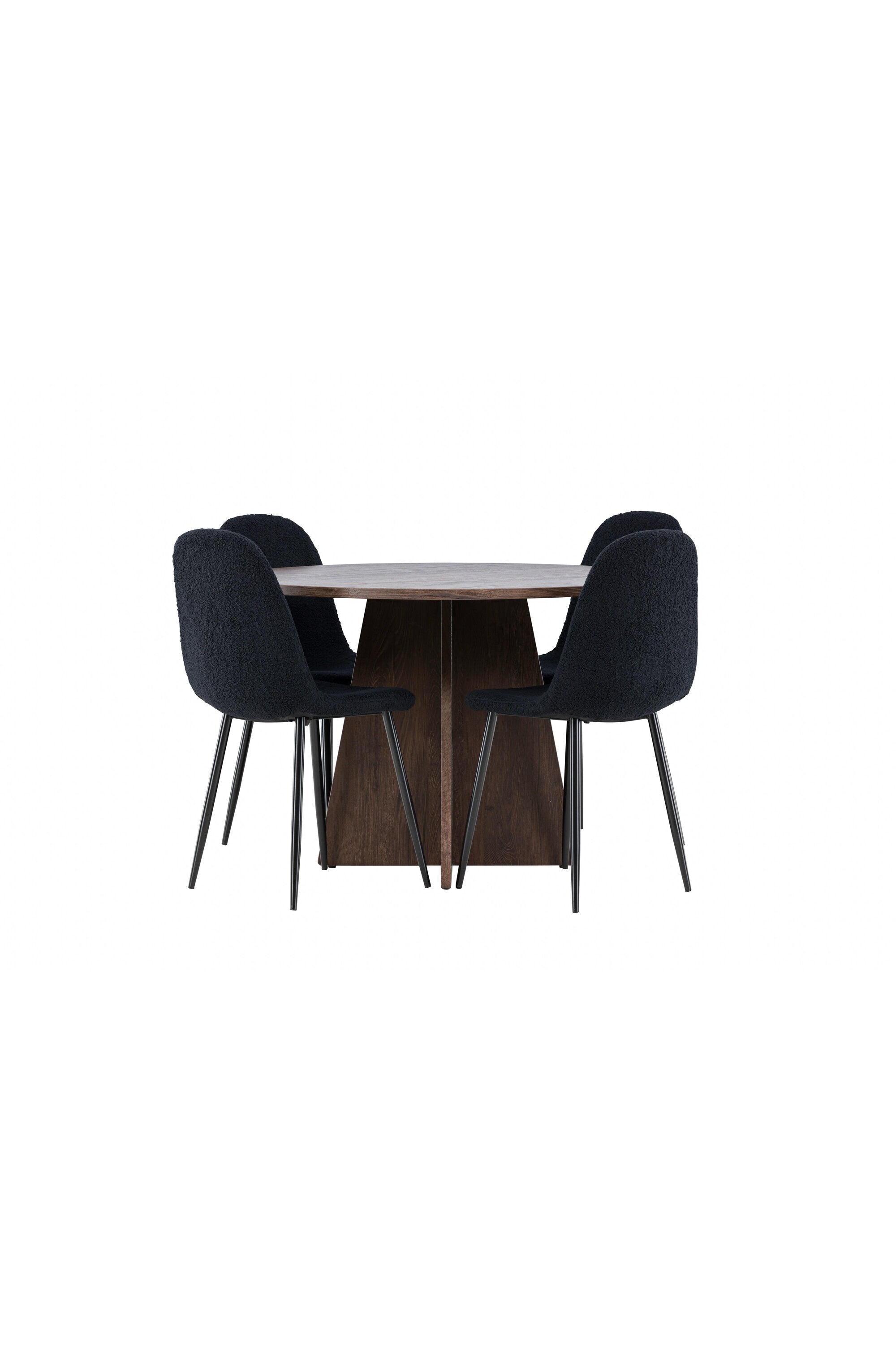 Bootcut Matbord med Polar Matstol-GR Dining Set-Venture Home-peaceofhome.se