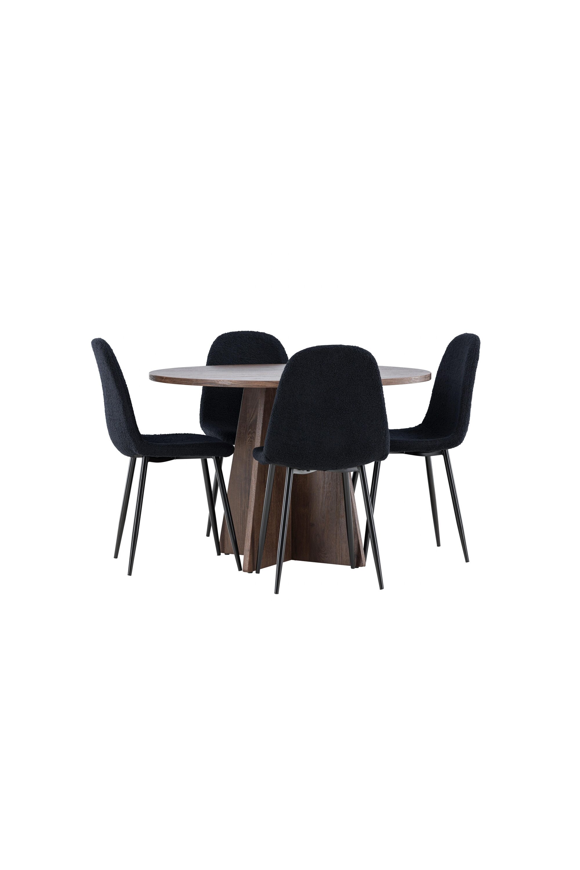 Bootcut Matbord med Polar Matstol-GR Dining Set-Venture Home-peaceofhome.se