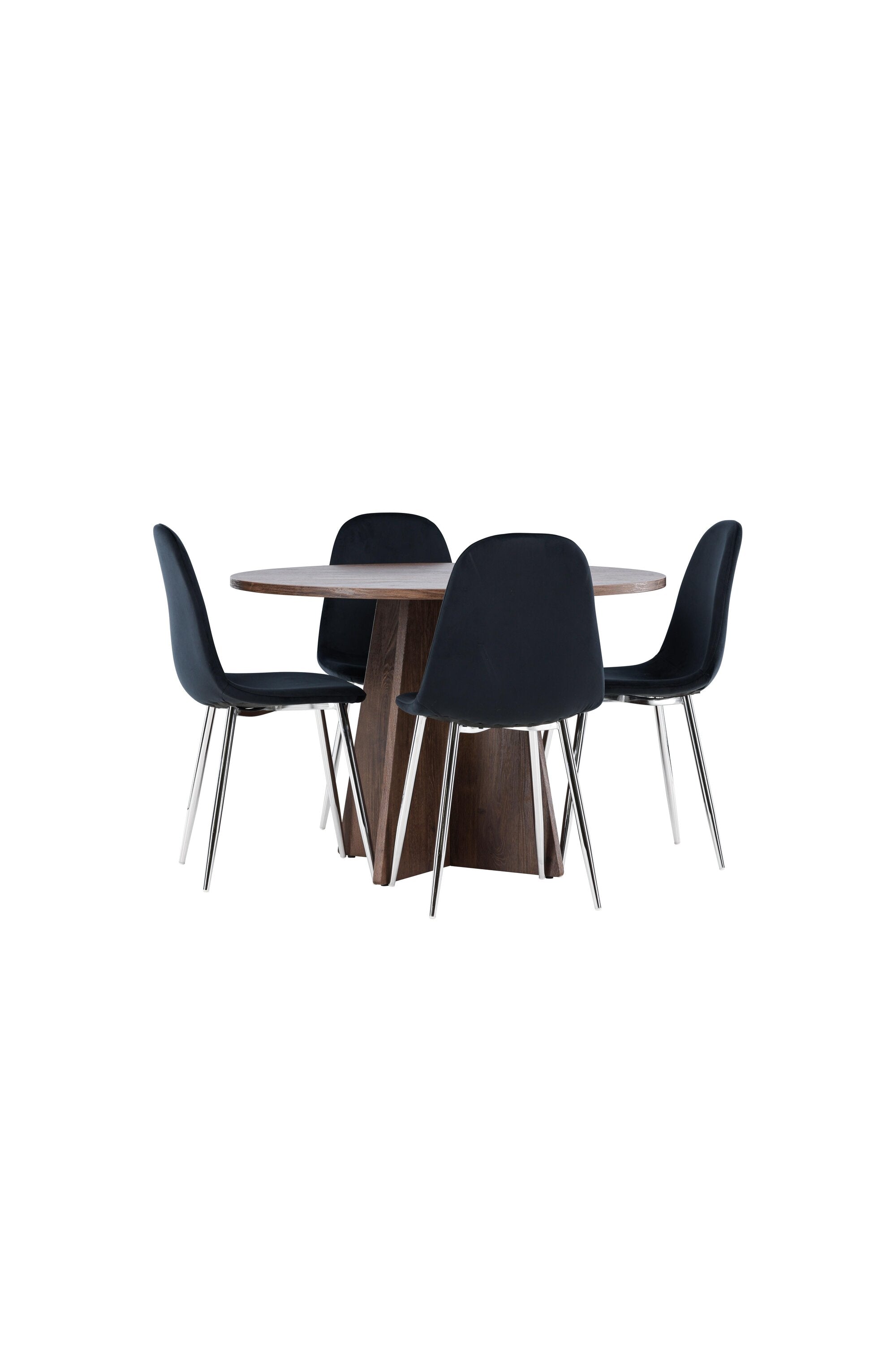 Bootcut Matbord med Polar Matstol-GR Dining Set-Venture Home-peaceofhome.se