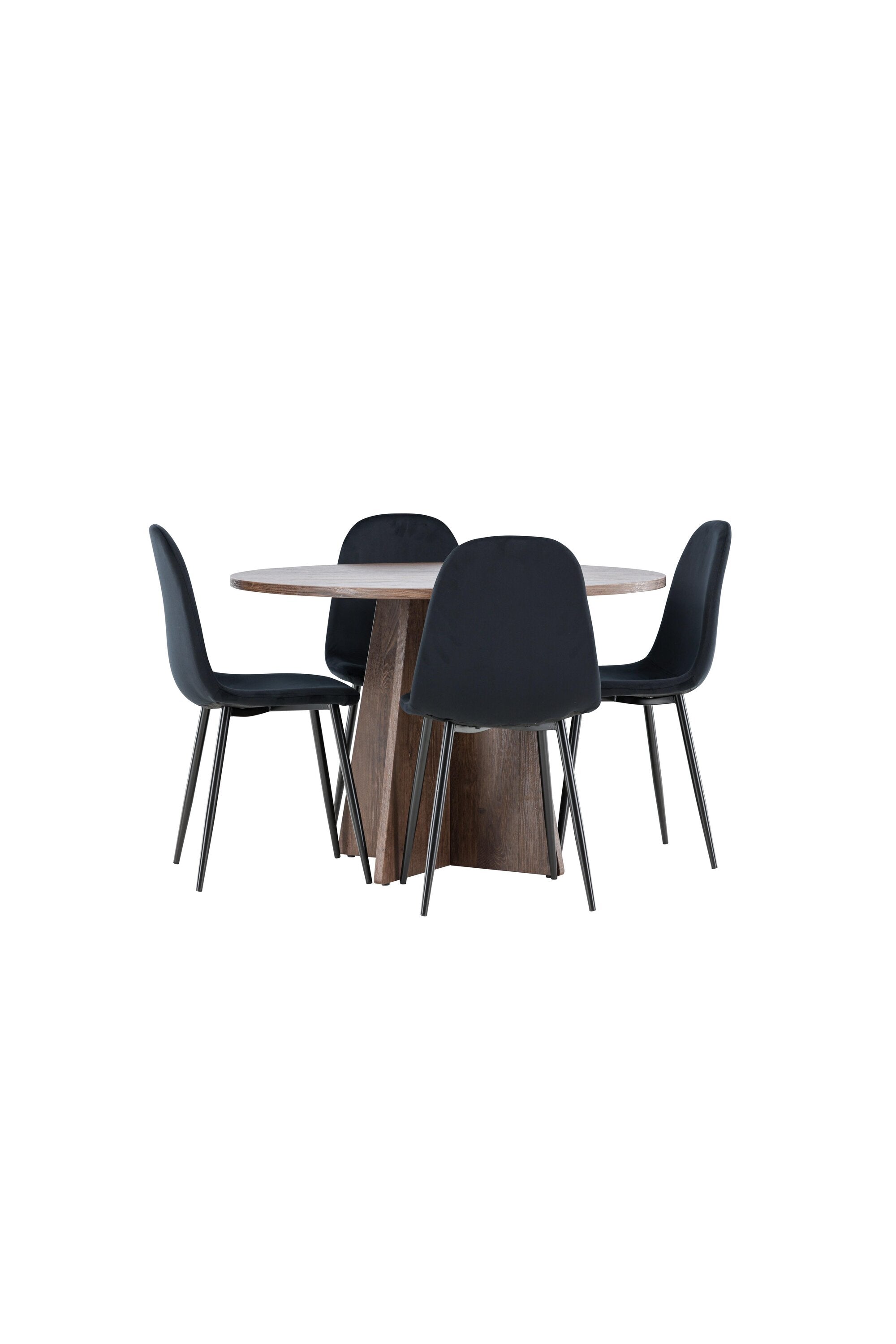 Bootcut Matbord med Polar Matstol-GR Dining Set-Venture Home-peaceofhome.se