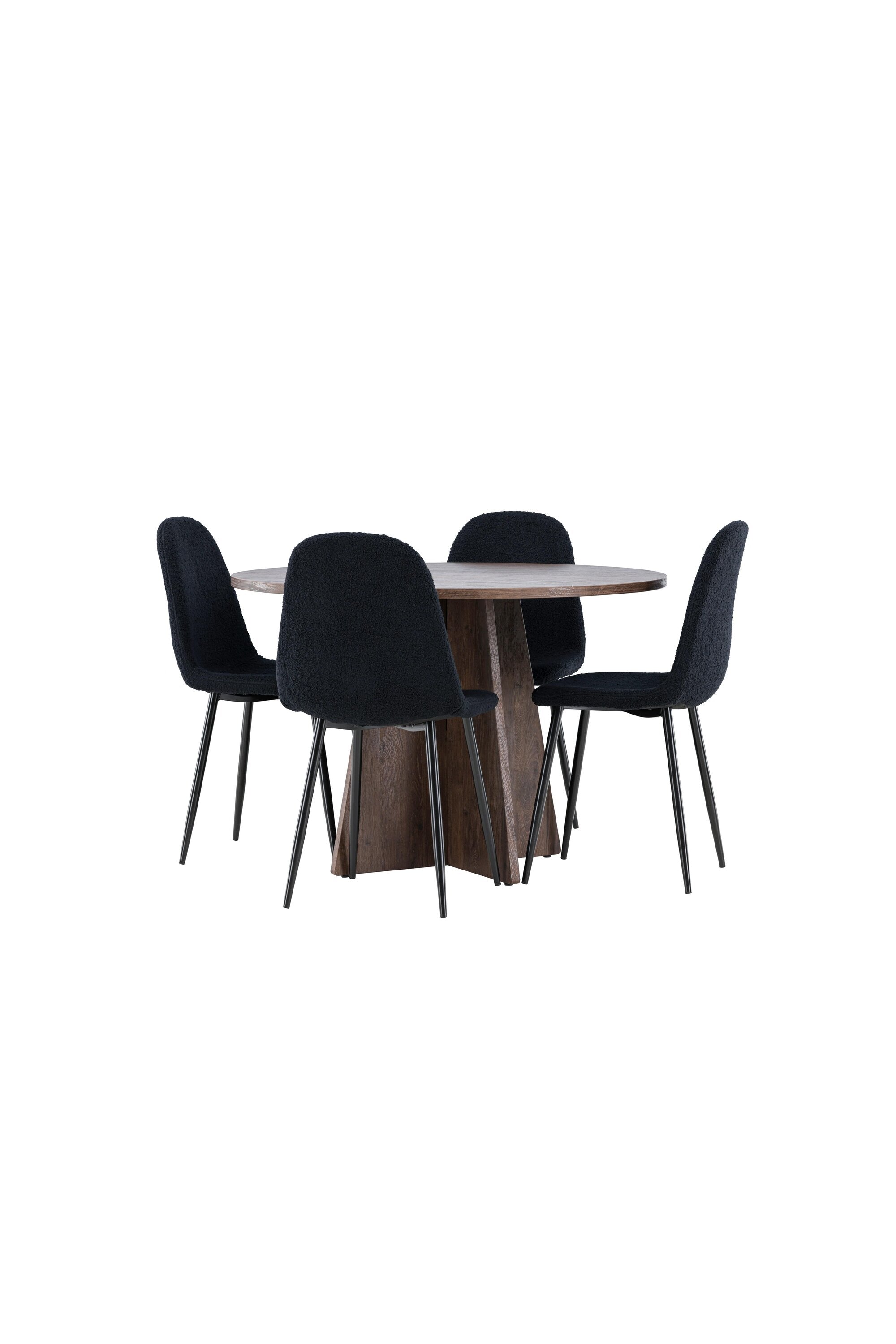 Bootcut Matbord med Polar Matstol-GR Dining Set-Venture Home-peaceofhome.se