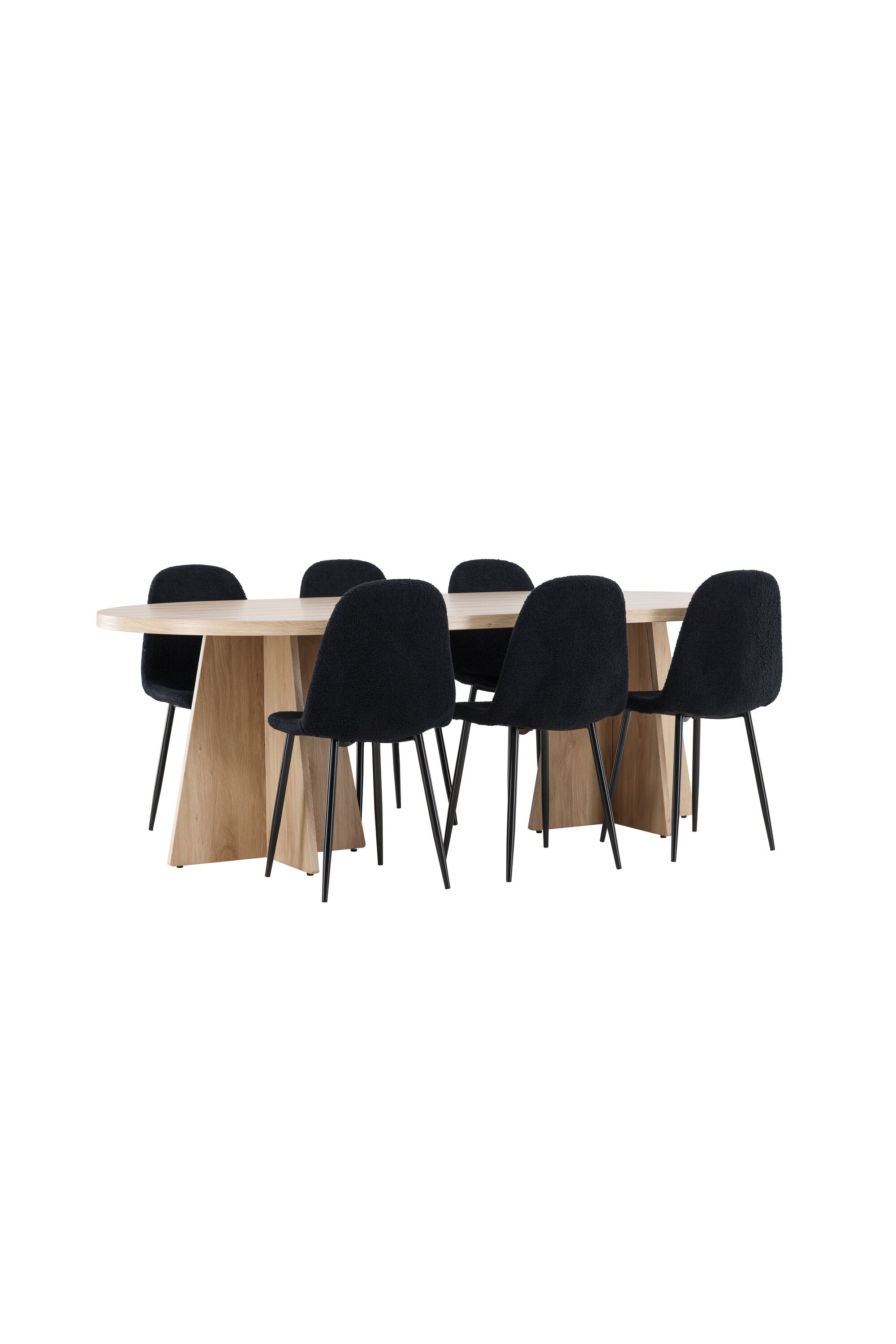 Bootcut Matbord med Polar Matstol-GR Dining Set-Venture Home-peaceofhome.se