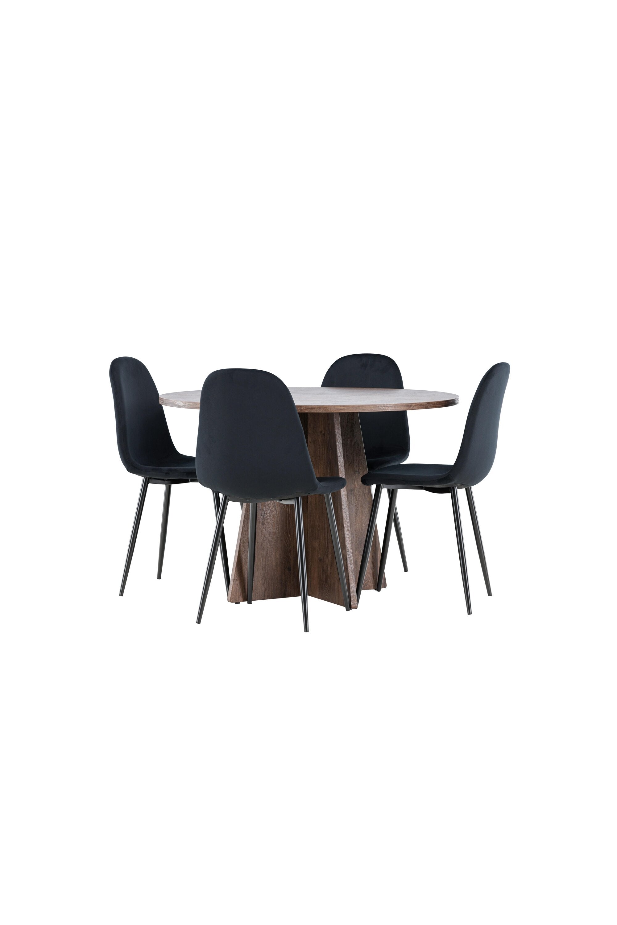 Bootcut Matbord med Polar Matstol-GR Dining Set-Venture Home-peaceofhome.se