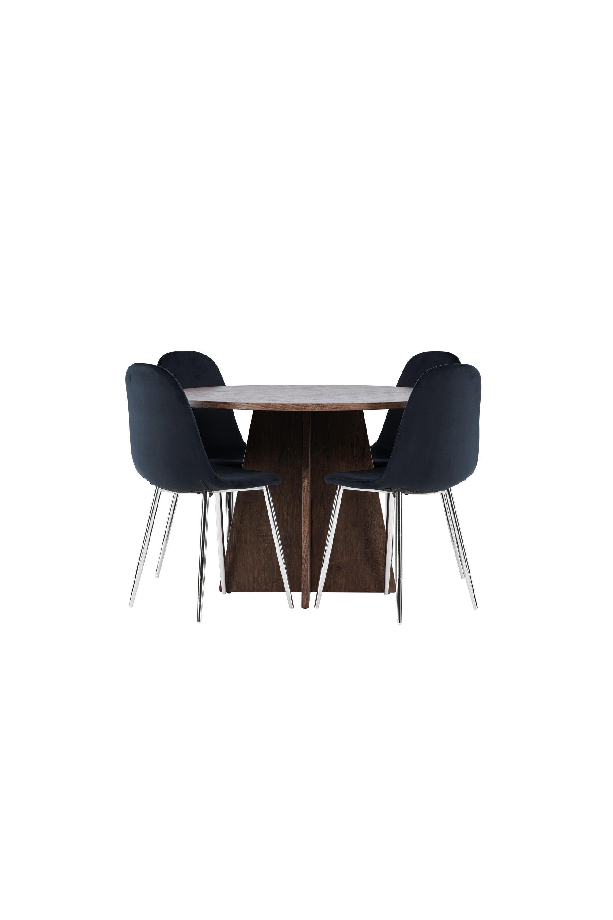 Bootcut Matbord med Polar Matstol-GR Dining Set-Venture Home-peaceofhome.se