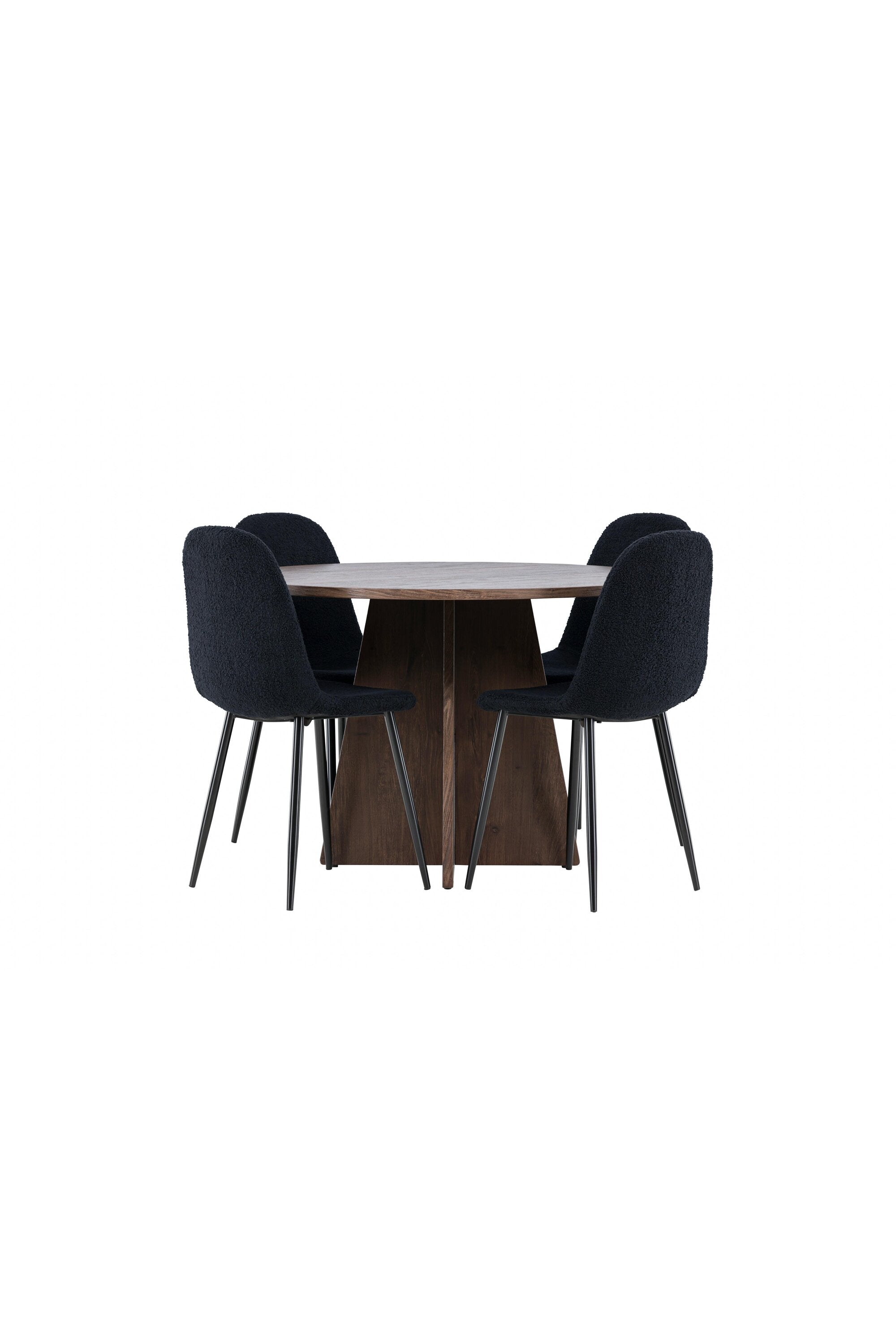 Bootcut Matbord med Polar Matstol-GR Dining Set-Venture Home-peaceofhome.se