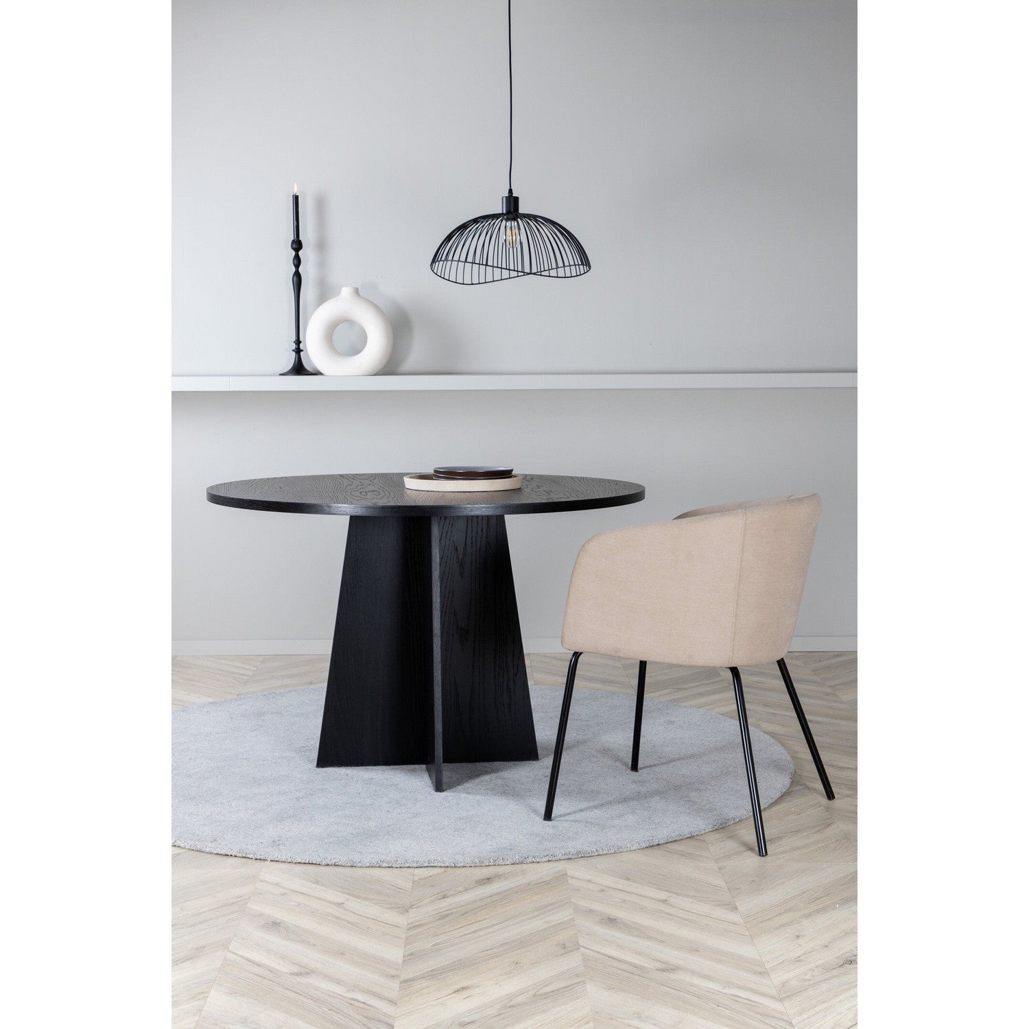 Bootcut Runt matbord-Dining Table-Venture Home-peaceofhome.se