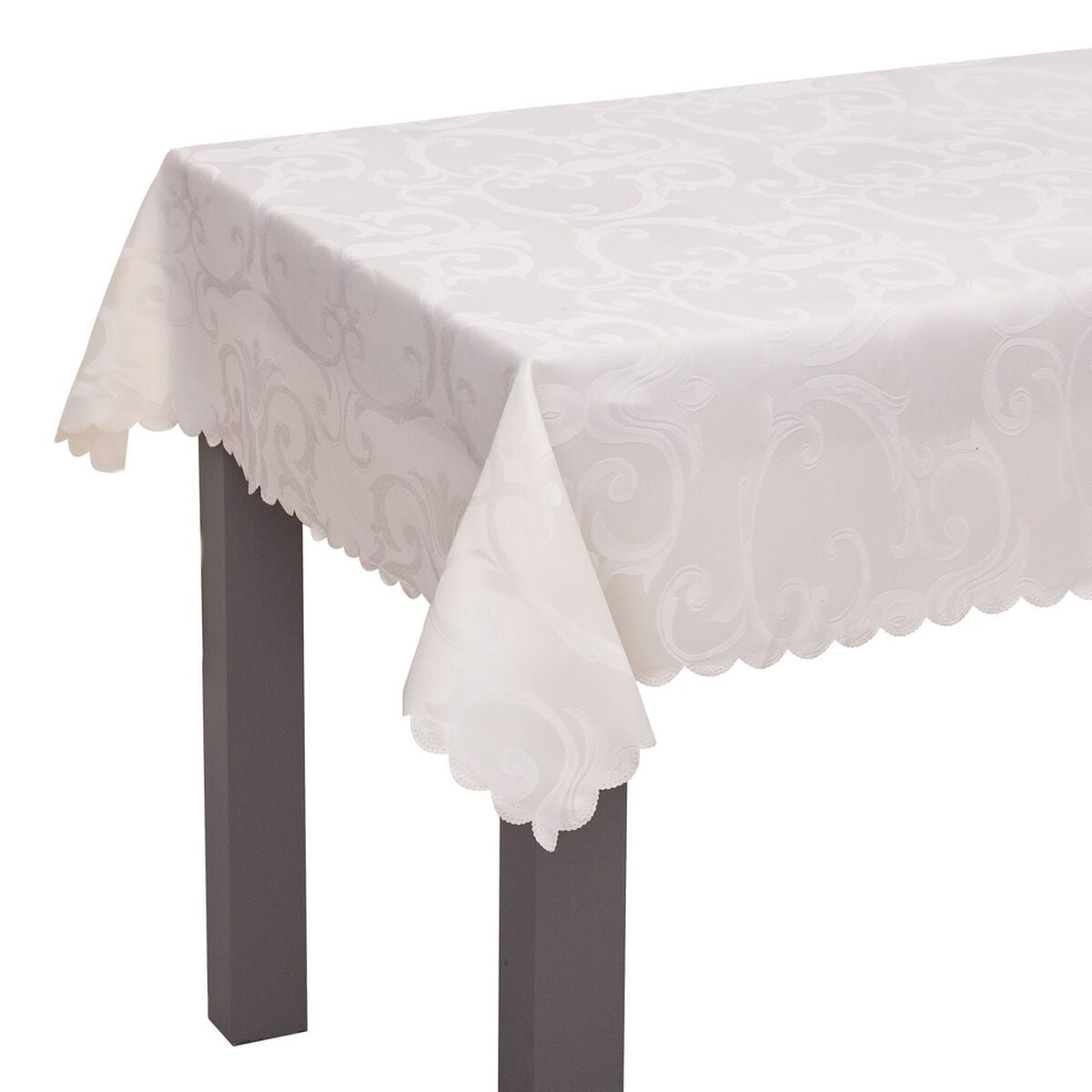 Bordsduk Elfenben Polyester 150 x 220 cm-Hem och matlagning, Sömnad och hantverk-BigBuy Home-peaceofhome.se