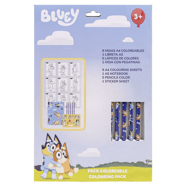 Brevpapper Set Bluey 16 Delar Blå-Kontor och Kontorsmaterial, Skol- och utbildningsmaterial-Bluey-peaceofhome.se