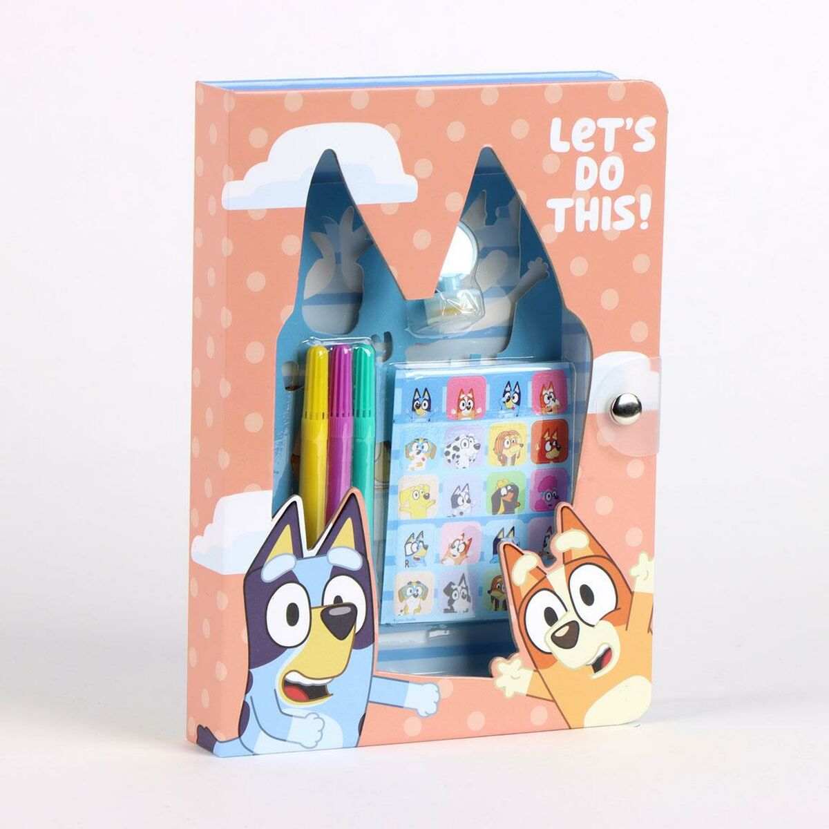 Brevpapper Set Bluey 8 Delar-Kontor och Kontorsmaterial, Skol- och utbildningsmaterial-Bluey-peaceofhome.se