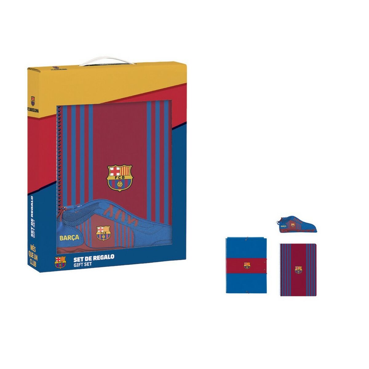 Brevpapper Set F.C. Barcelona 3 Delar-Kontor och Kontorsmaterial, Skol- och utbildningsmaterial-F.C. Barcelona-peaceofhome.se