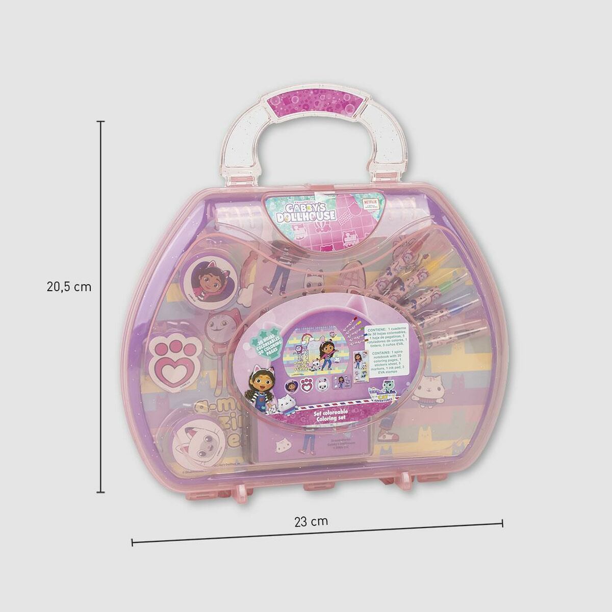 Brevpapper Set Gabby's Dollhouse-Kontor och Kontorsmaterial, Skol- och utbildningsmaterial-Gabby's Dollhouse-peaceofhome.se