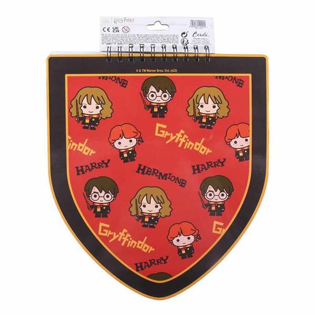 Brevpapper Set Harry Potter Röd Anteckningsbok (30 x 30 x 1 cm)-Kontor och Kontorsmaterial, Kulspetspennor, pennor och skrivverktyg-Harry Potter-peaceofhome.se