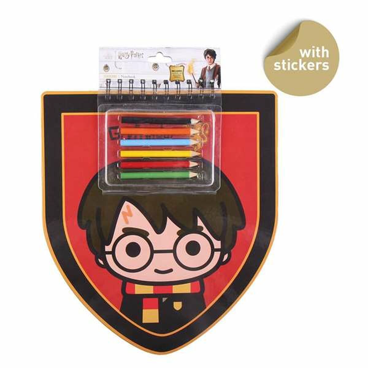 Brevpapper Set Harry Potter Röd Anteckningsbok (30 x 30 x 1 cm)-Kontor och Kontorsmaterial, Kulspetspennor, pennor och skrivverktyg-Harry Potter-peaceofhome.se