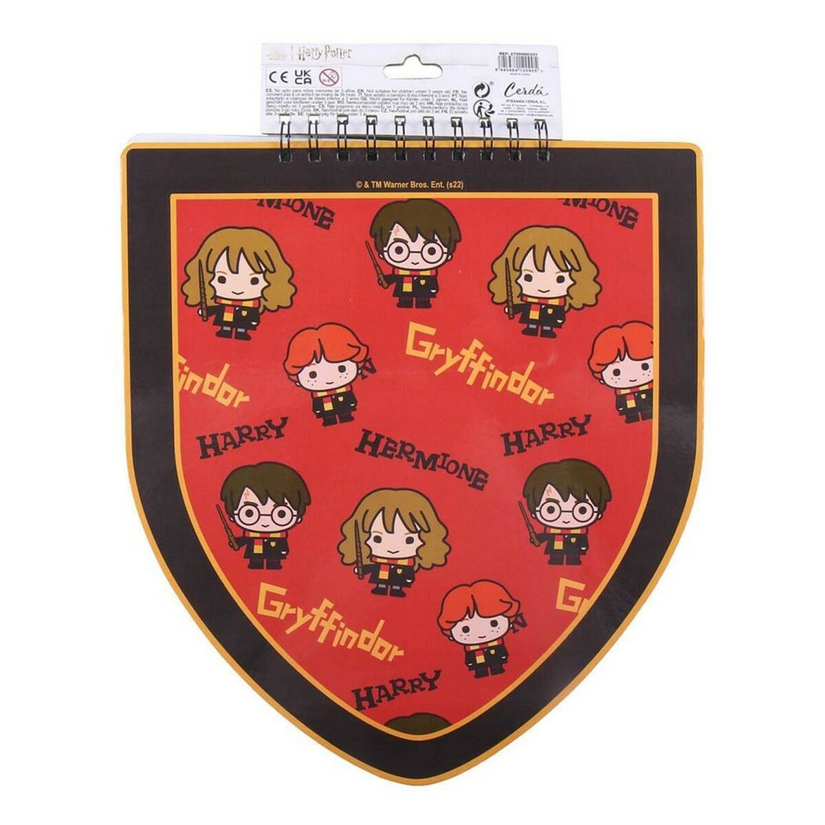 Brevpapper Set Harry Potter Röd Anteckningsbok (30 x 30 x 1 cm)-Kontor och Kontorsmaterial, Kulspetspennor, pennor och skrivverktyg-Harry Potter-peaceofhome.se