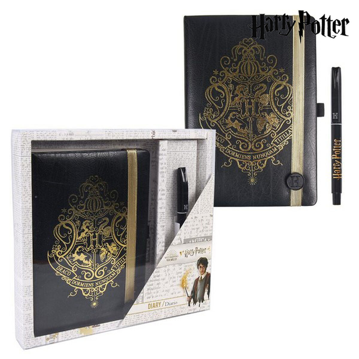 Brevpapper Set Harry Potter Svart-Kontor och Kontorsmaterial, Skol- och utbildningsmaterial-Harry Potter-peaceofhome.se