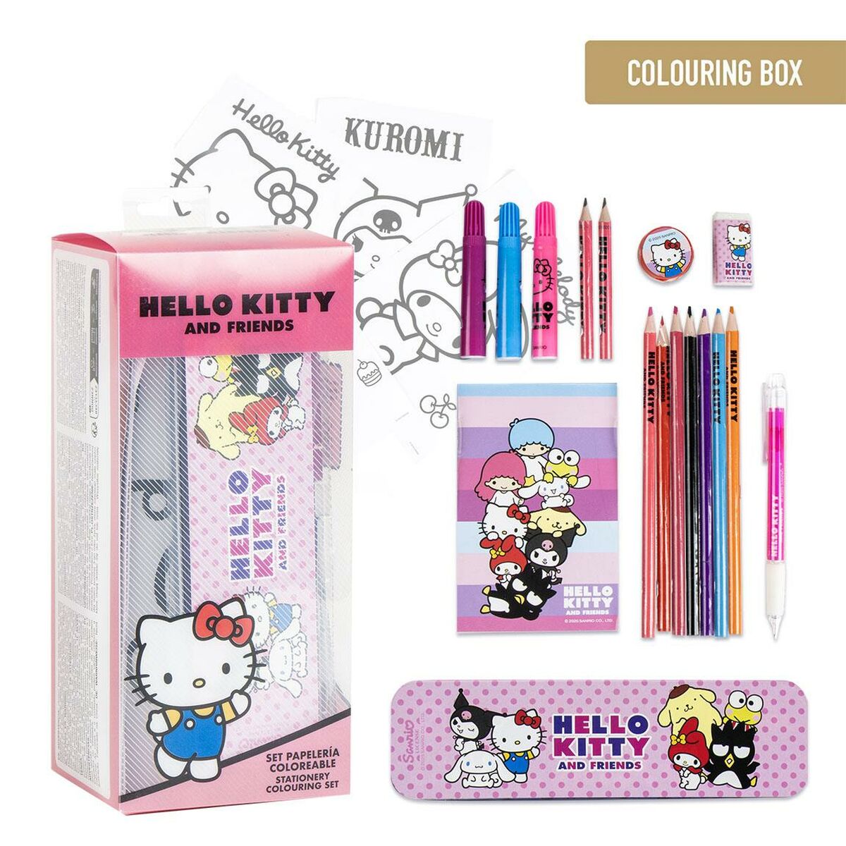 Brevpapper Set Hello Kitty-Kontor och Kontorsmaterial, konst och hantverk-Hello Kitty-peaceofhome.se
