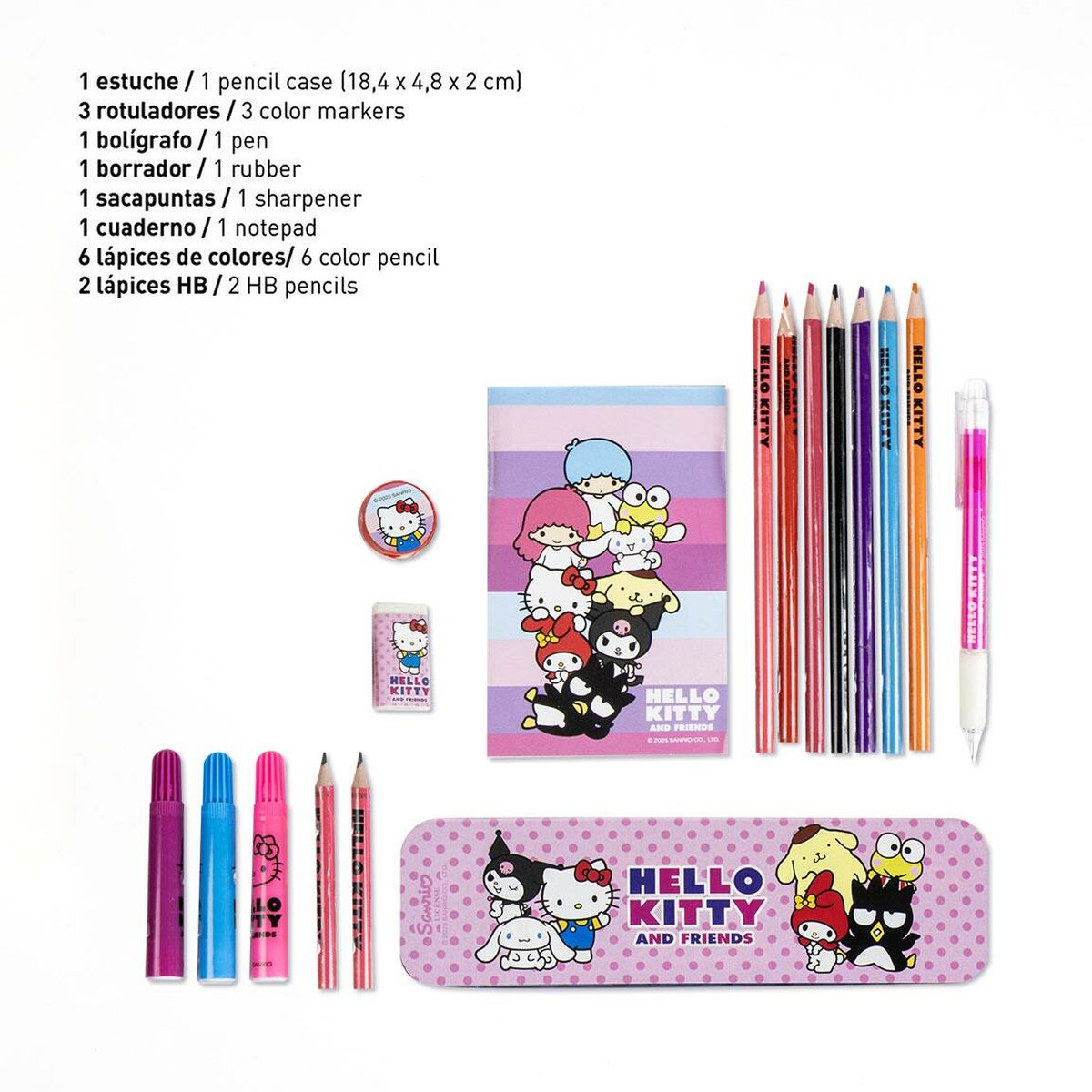 Brevpapper Set Hello Kitty-Kontor och Kontorsmaterial, konst och hantverk-Hello Kitty-peaceofhome.se