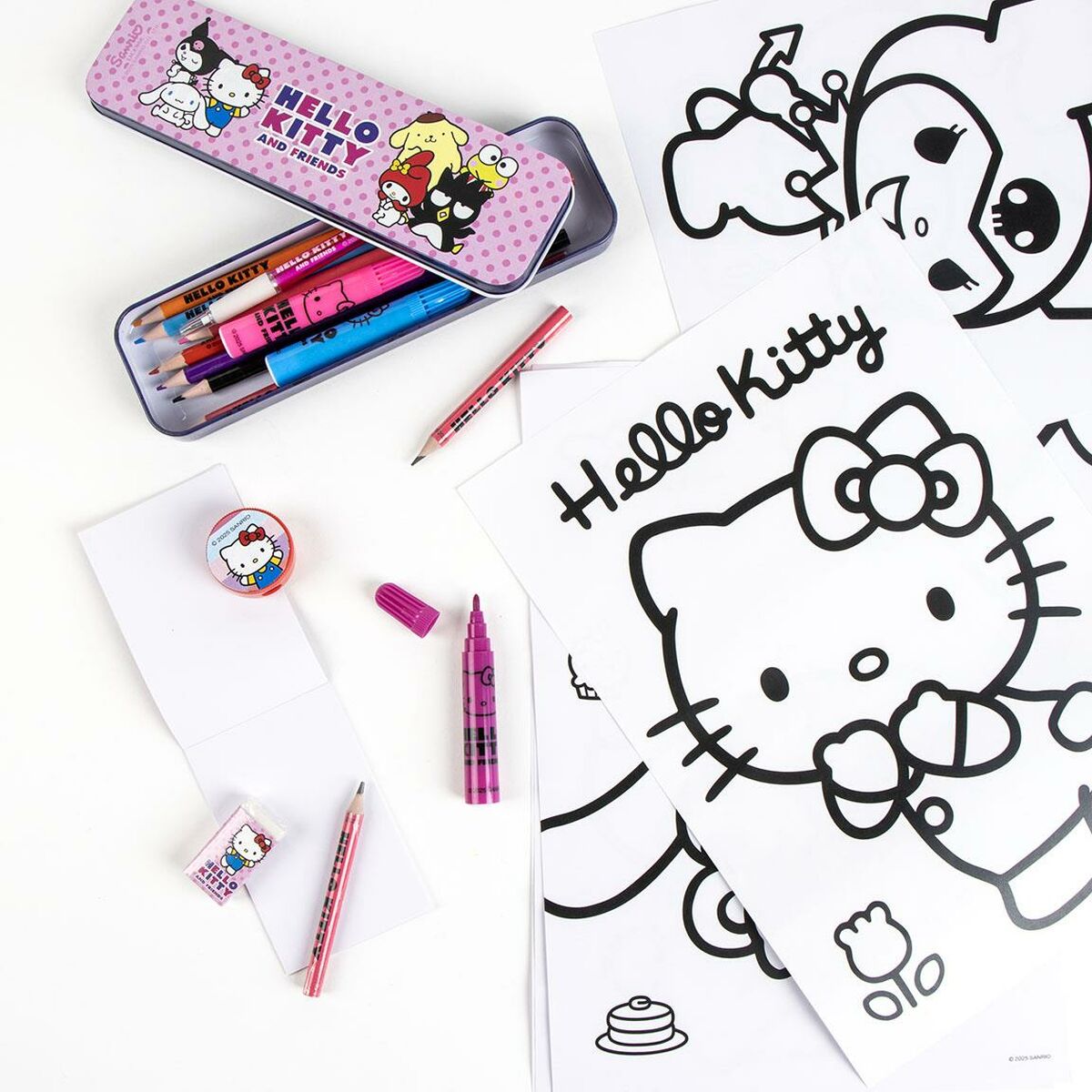 Brevpapper Set Hello Kitty-Kontor och Kontorsmaterial, konst och hantverk-Hello Kitty-peaceofhome.se