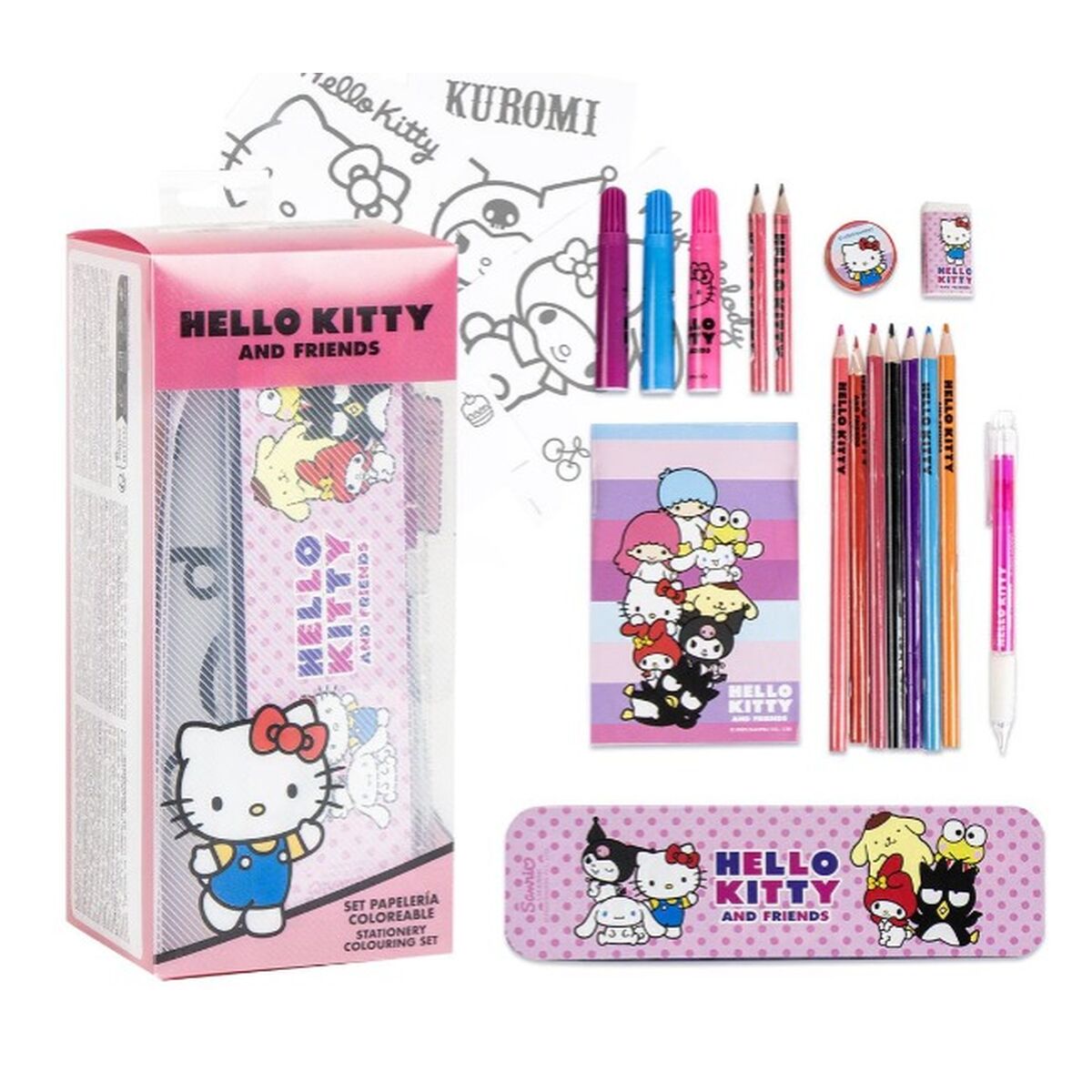 Brevpapper Set Hello Kitty-Kontor och Kontorsmaterial, konst och hantverk-Hello Kitty-peaceofhome.se