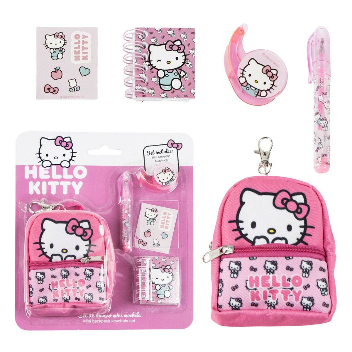 Brevpapper Set Hello Kitty Multicolour 5 Delar-Kontor och Kontorsmaterial, Skol- och utbildningsmaterial-Hello Kitty-peaceofhome.se