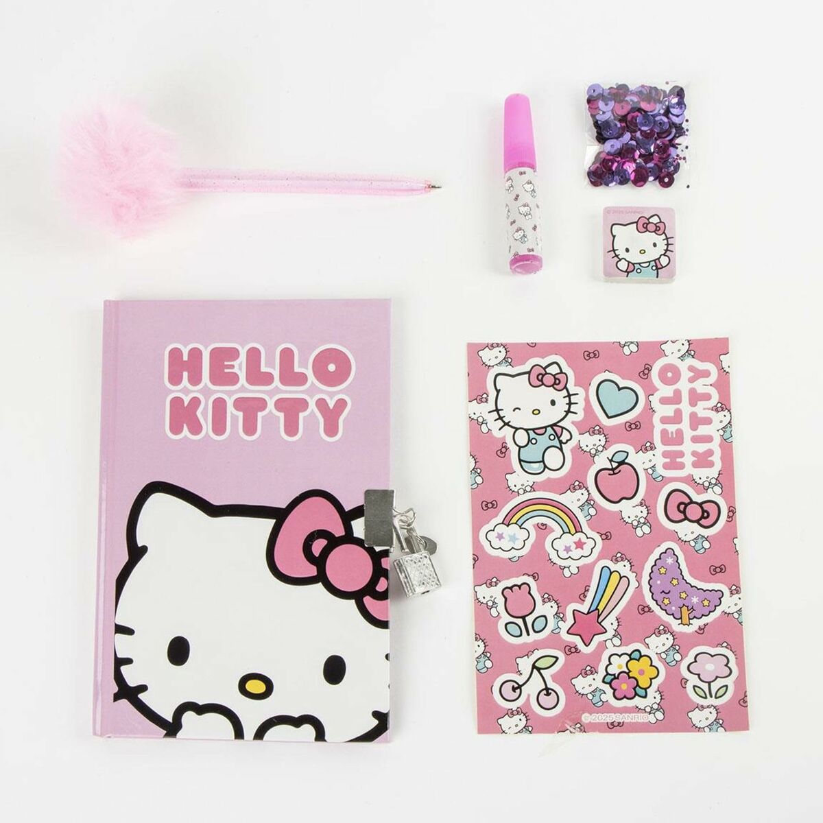Brevpapper Set Hello Kitty Multicolour-Kontor och Kontorsmaterial, Skol- och utbildningsmaterial-Hello Kitty-peaceofhome.se