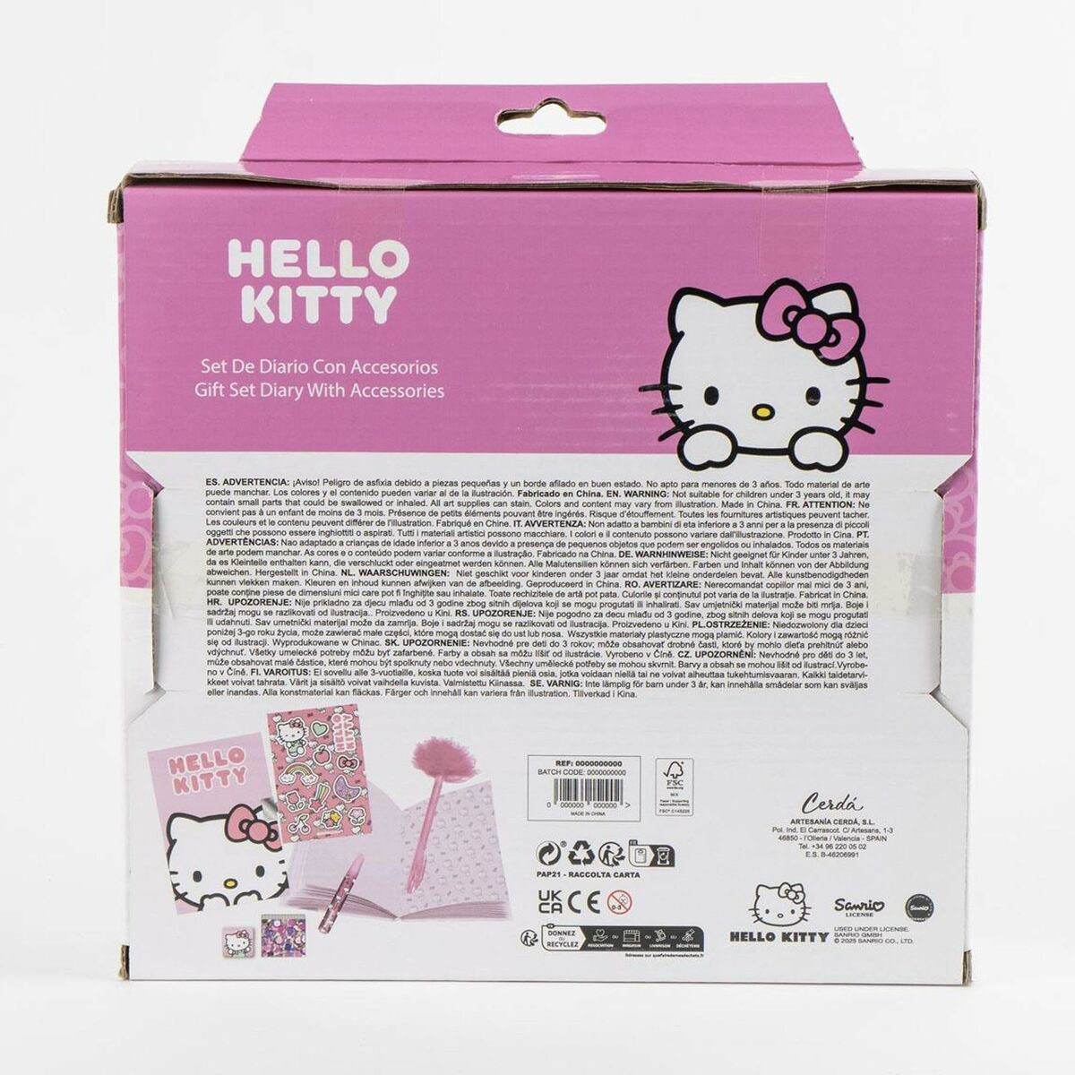 Brevpapper Set Hello Kitty Multicolour-Kontor och Kontorsmaterial, Skol- och utbildningsmaterial-Hello Kitty-peaceofhome.se