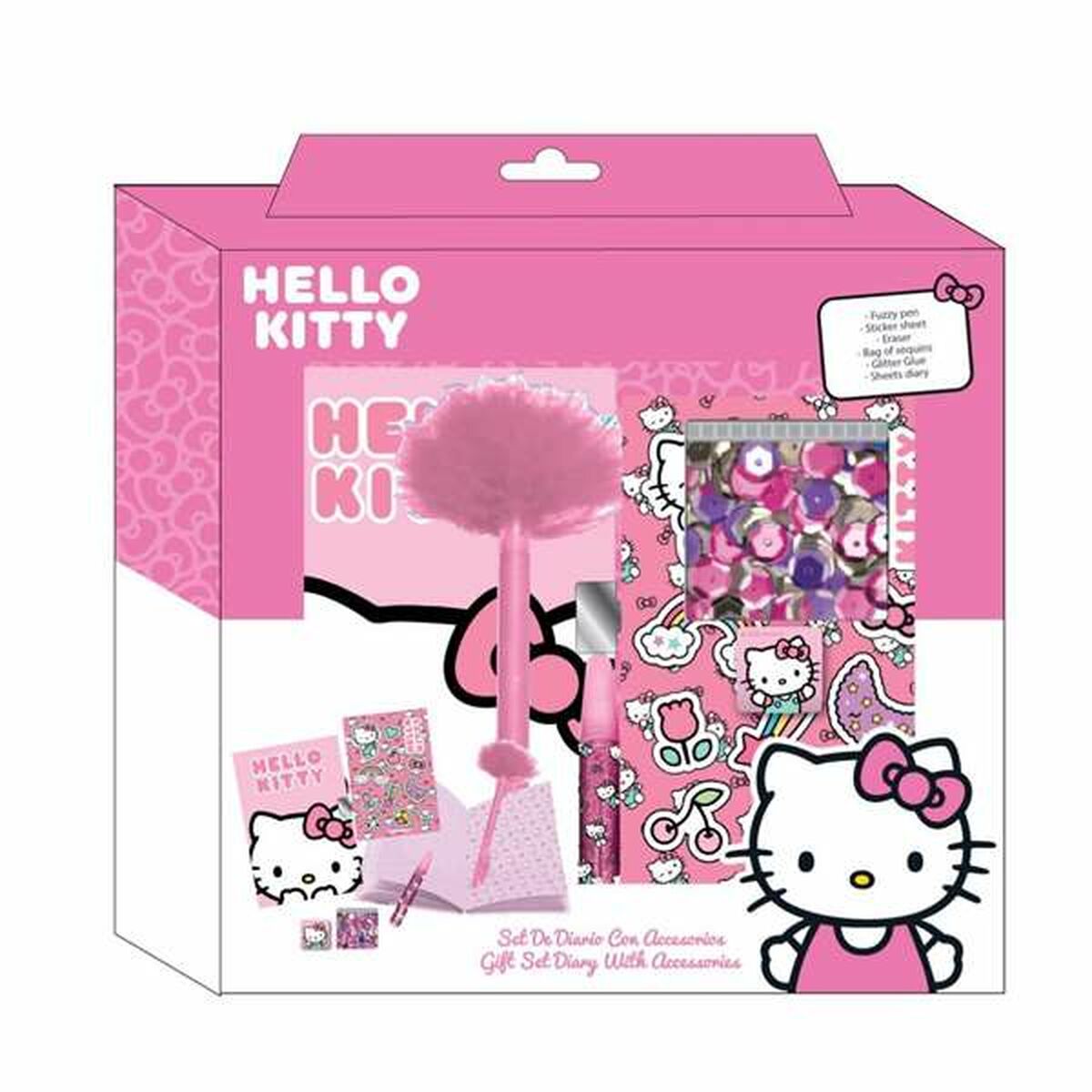 Brevpapper Set Hello Kitty Multicolour-Kontor och Kontorsmaterial, Skol- och utbildningsmaterial-Hello Kitty-peaceofhome.se