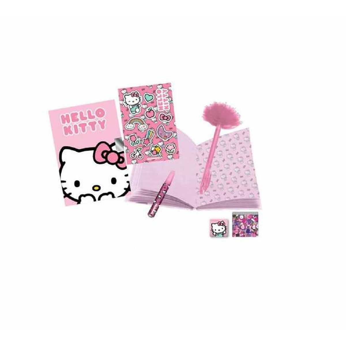 Brevpapper Set Hello Kitty Multicolour-Kontor och Kontorsmaterial, Skol- och utbildningsmaterial-Hello Kitty-peaceofhome.se
