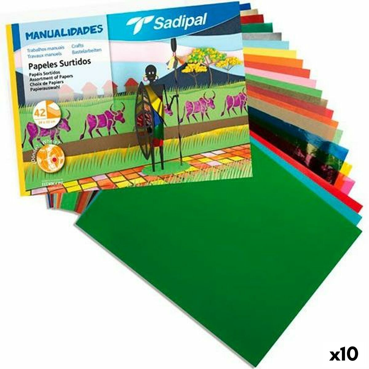 Brevpapper Set Sadipal 10 antal-Kontor och Kontorsmaterial, konst och hantverk-Sadipal-peaceofhome.se