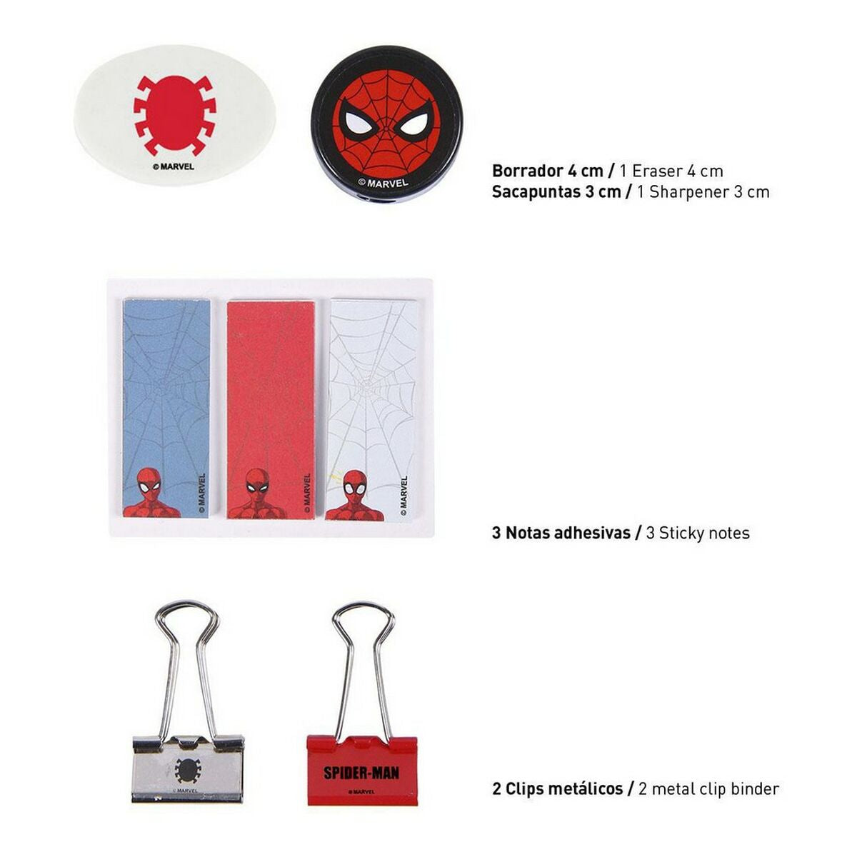 Brevpapper Set Spider-Man (12 pcs)-Kontor och Kontorsmaterial, Skol- och utbildningsmaterial-Spider-Man-peaceofhome.se