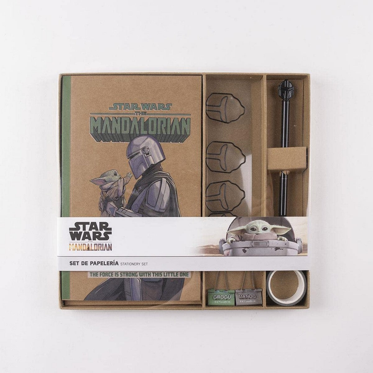 Brevpapper Set The Mandalorian 10 Delar Grön-Kontor och Kontorsmaterial, Skol- och utbildningsmaterial-The Mandalorian-peaceofhome.se