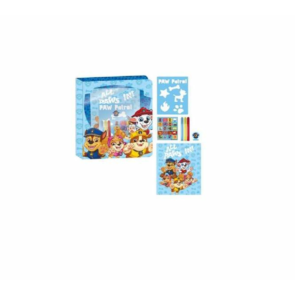 Brevpapper Set The Paw Patrol Multicolour 8 Delar-Kontor och Kontorsmaterial, Skol- och utbildningsmaterial-The Paw Patrol-peaceofhome.se