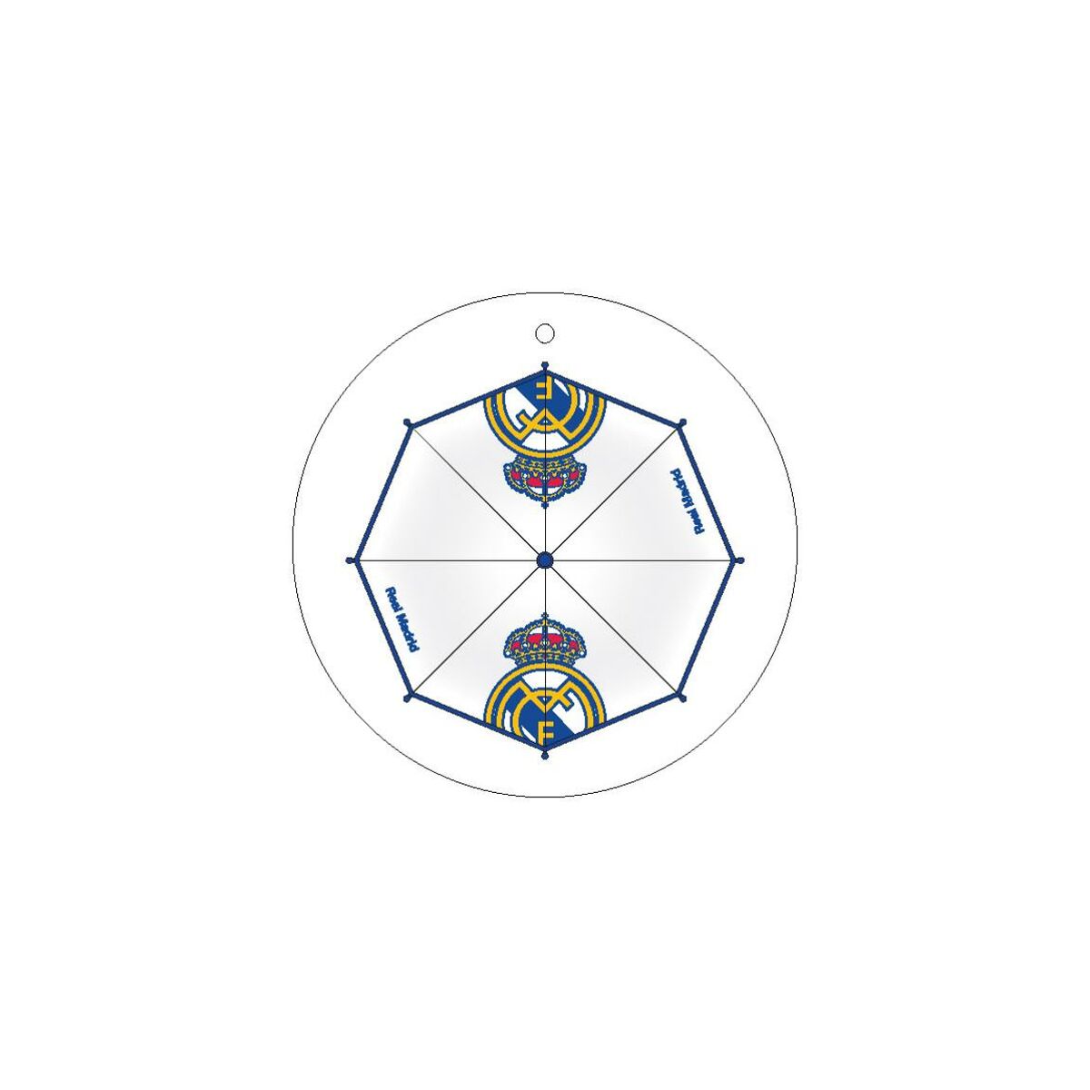 Bubbelparaply Real Madrid C.F. Transparent-Bagage, Paraplyer-Real Madrid C.F.-peaceofhome.se