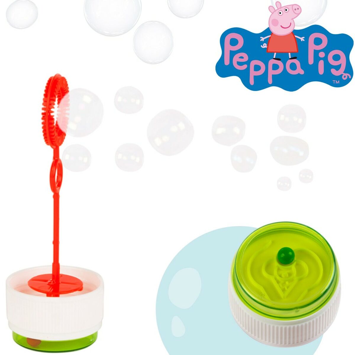 Bubbelpump Peppa Pig 60 ml 3,7 x 11,5 x 3,7 cm (216 antal)-Leksaker och spel, Sport och utomhus-Peppa Pig-peaceofhome.se