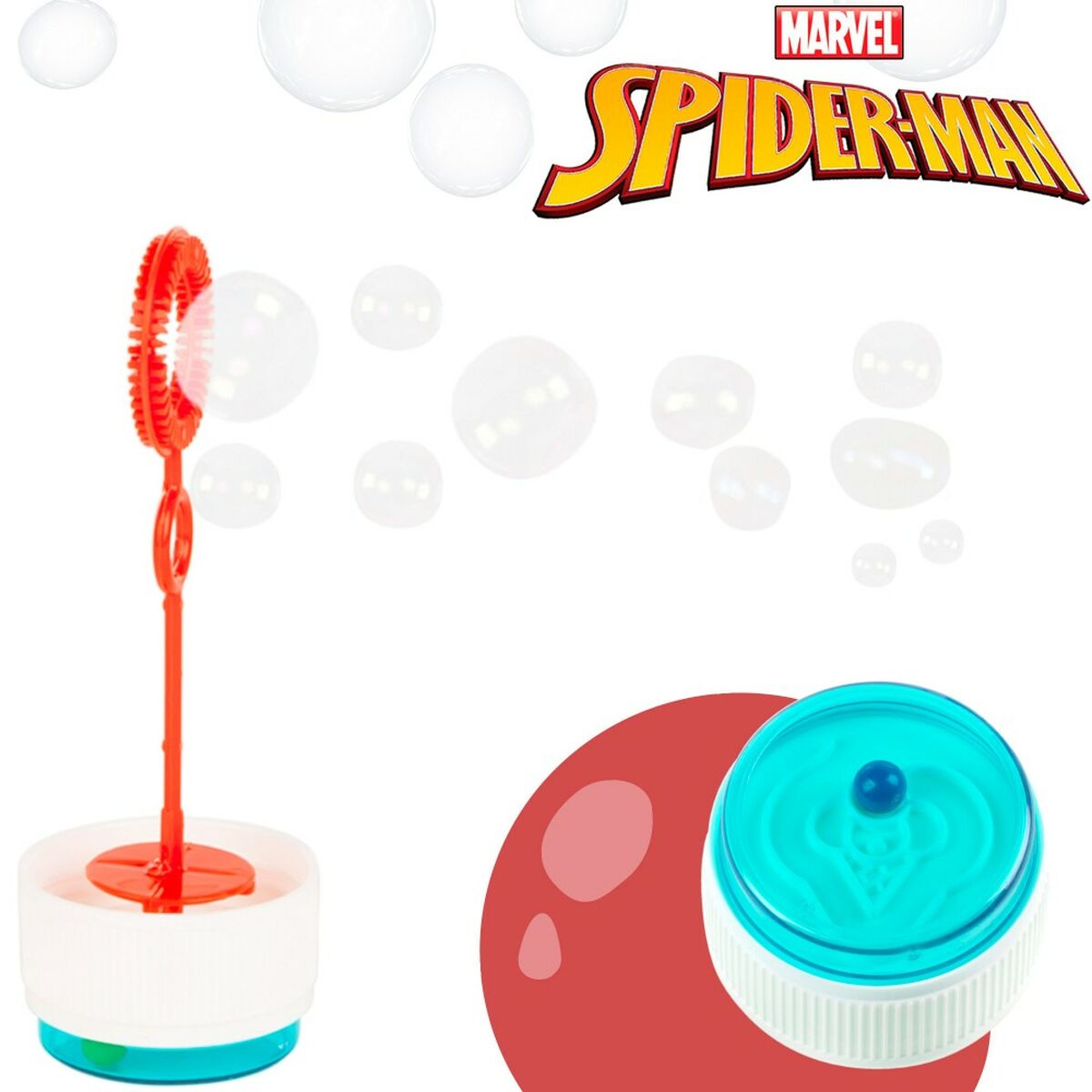 Bubbelpump Spider-Man 60 ml 3,8 x 11,5 x 3,8 cm (216 antal)-Leksaker och spel, Sport och utomhus-Spider-Man-peaceofhome.se