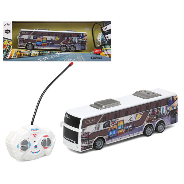 Buss 36 x 14 cm Radiokontroll 1:32-Leksaker och spel, Fordon-BigBuy Kids-peaceofhome.se