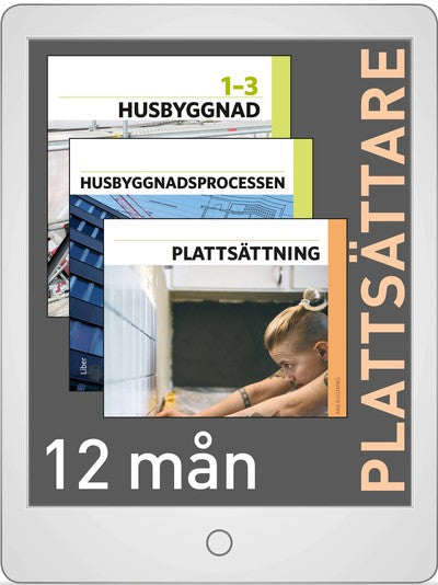 Bygg 724 Yrkesutgång Plattsättare elevlicens (12 mån)-Digitala böcker-Liber-peaceofhome.se
