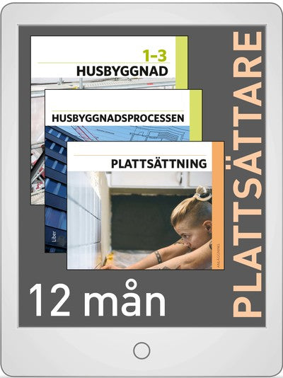 Bygg 724 Yrkesutgång Plattsättare elevlicens (12 mån)-Digitala böcker-Liber-peaceofhome.se