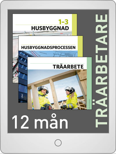 Bygg 724 Yrkesutgång Träarbetare elevlicens (12 mån)-Digitala böcker-Liber-peaceofhome.se