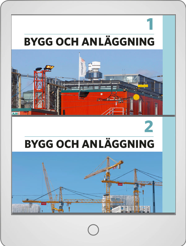 Bygg och anläggning 1 och 2 Digitalt paket (elevlicens)-Digitala böcker-Liber-peaceofhome.se