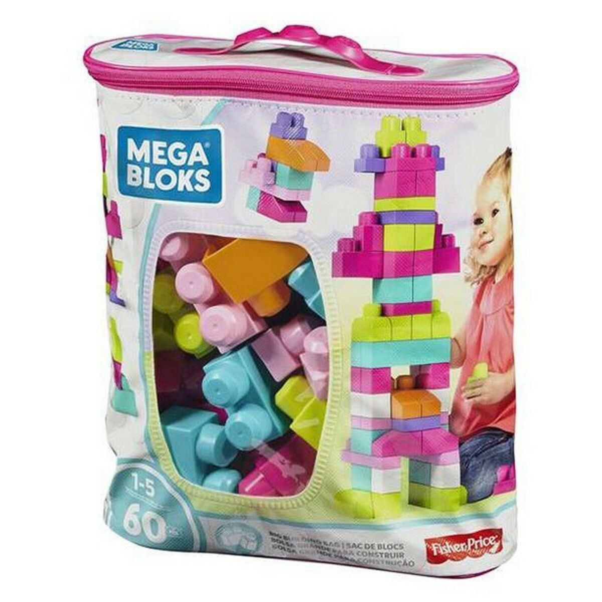 Byggklossar Mega blocks Mattel DCH54 60 Delar-Leksaker och spel-Mattel-peaceofhome.se