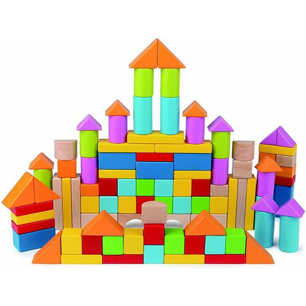 Byggklossespel Hape 101 Delar 27 x 22 x 13 cm-Leksaker och spel-Hape-peaceofhome.se
